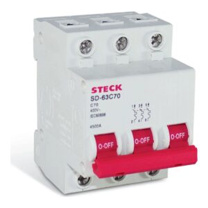 DISJUNTOR TRIPOLAR STECK 70A SD63C70C