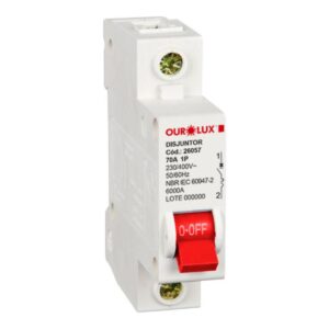 DISJUNTOR UNIPOLAR 50A OUROLUX