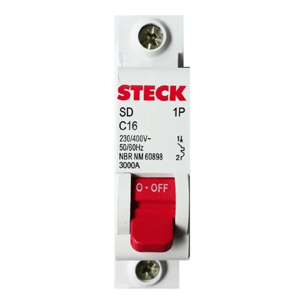 DISJUNTOR UNIPOLAR STECK 16A SD61C16