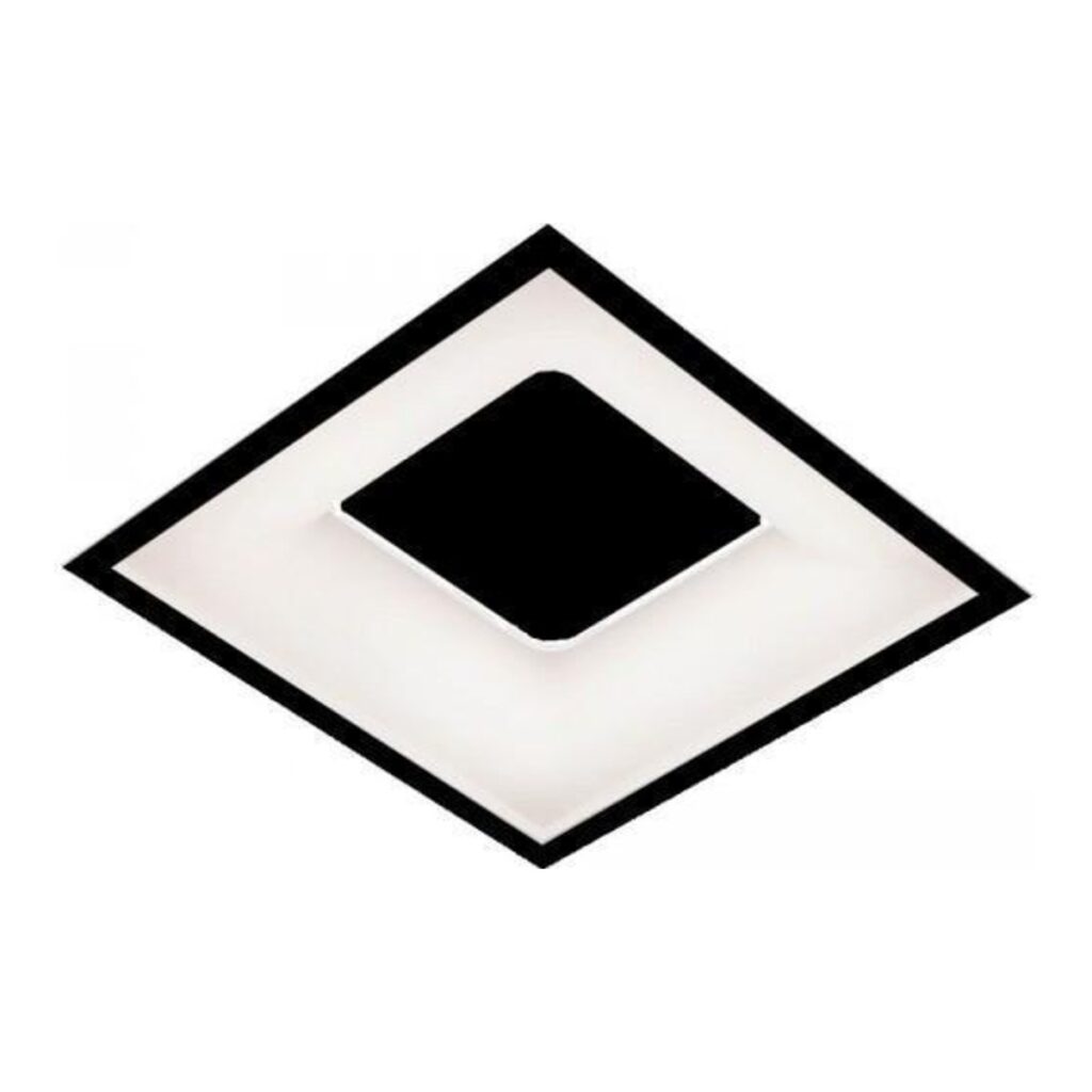 EMBUTIDO NEW MASSU PRETO 3000k 28,5cm 470LED3PT NEWLINE