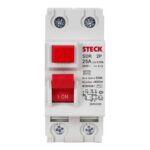 Interruptor Diferencial Residual DR 2P 25 A 30 mA Steck – Ref. SDR22530 - Miniatura
