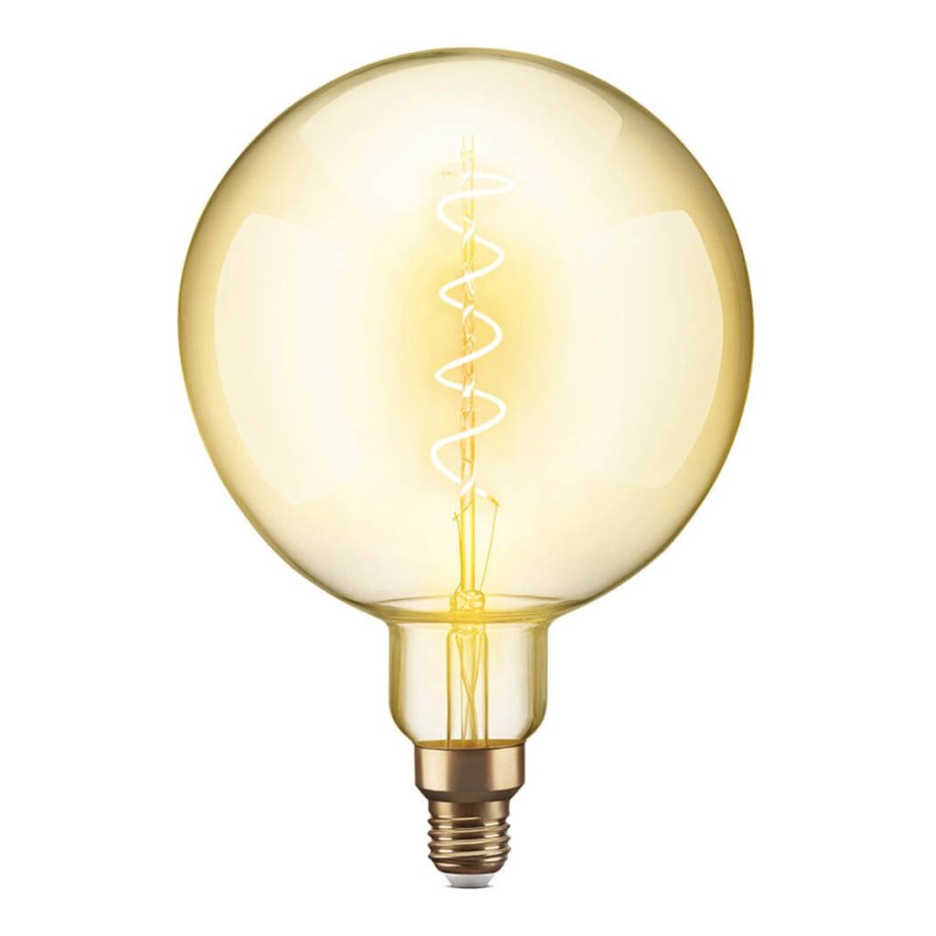 LAMP LED FILAMENTO G125 4W BIV 2200K E27 ELGIN 48LG125F4ABO