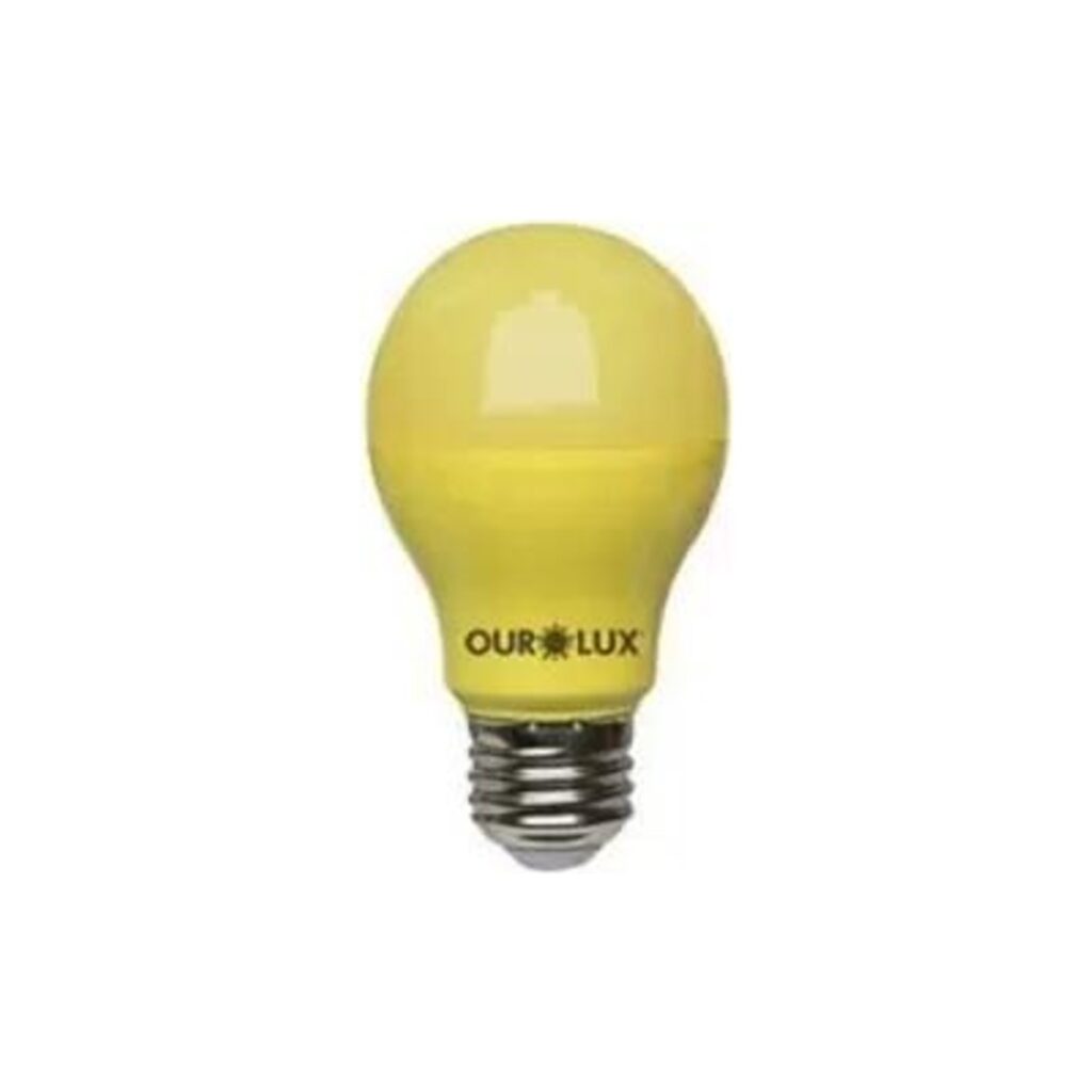 Lâmpada LED Bulbo Anti-Inseto 4W Bivolt 1600K Ourolux