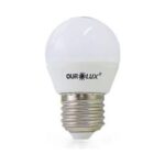 Lâmpada LED Bulbo Bolinha 4W Bivolt 6500K Ourolux - Miniatura