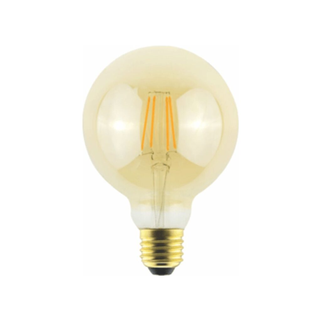 Lâmpada LED Bulbo Filamento G80 4W Bivolt 2000K E27 G-Light
