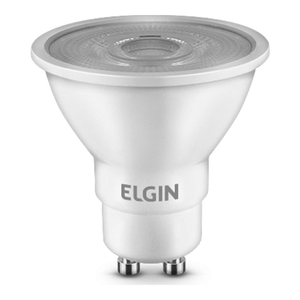 Lâmpada LED Dicroica MR16 4,8W Bivolt 2700K Elgin