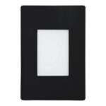 LED BALIZADOR LITTEN PAREDE EMBUTIR 4X2 PRETO 2W  BIV 3000K BLUMENAU - Miniatura
