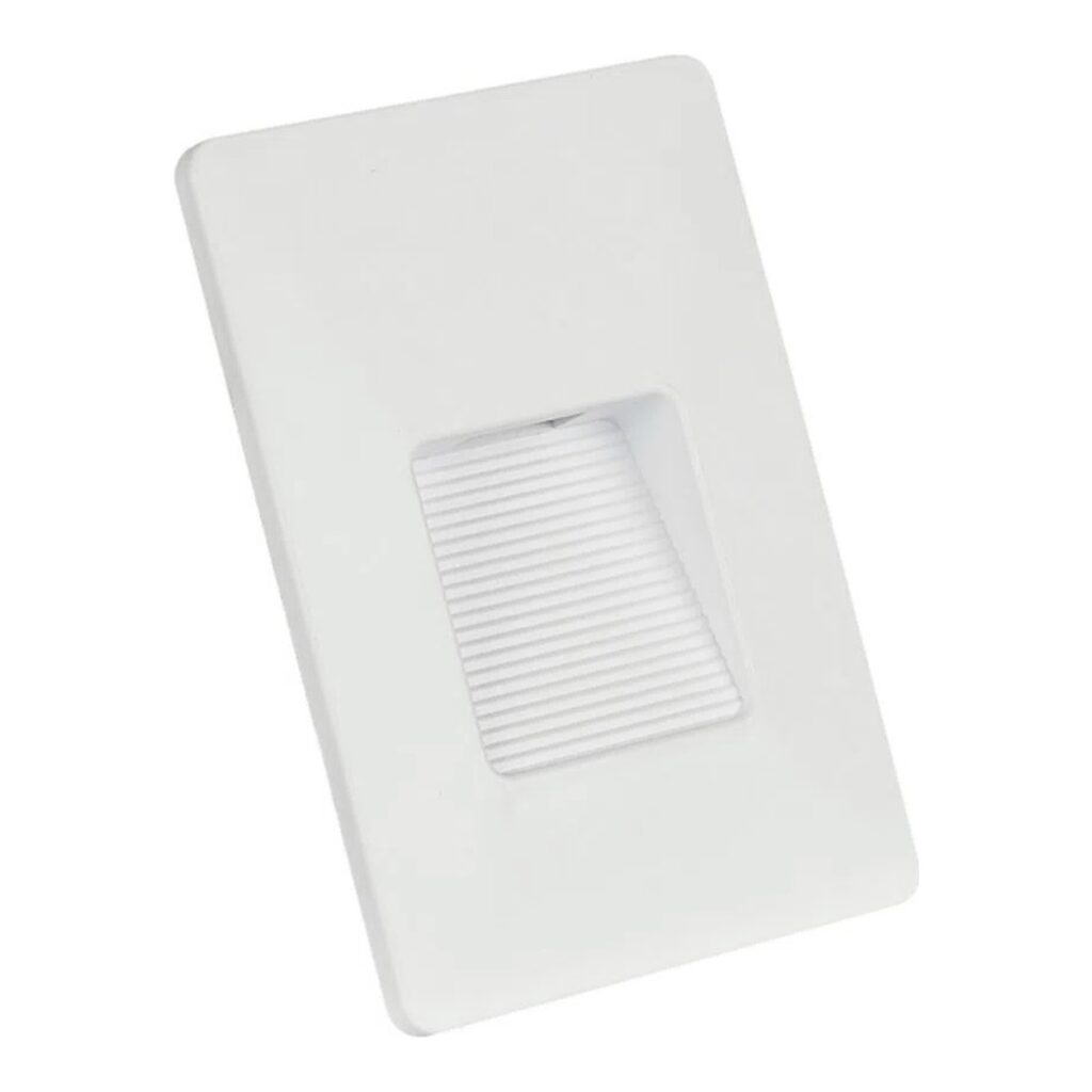 LED BALIZADOR PAREDE EMBUTIR BRANCO 2W IP65 BIV 3000K