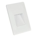 LED BALIZADOR PAREDE EMBUTIR BRANCO 2W IP65 BIV 3000K - Miniatura