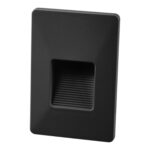 LED BALIZADOR PAREDE EMBUTIR PRETO 2W IP65 BIV 3000K - Miniatura