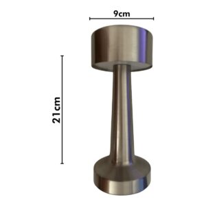 LUMINARIA DE MESA METAL COM LED NOX - SILVER