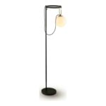 LUMINARIA DE PISO BERLOCK LP-115/1.170 BRONZE PRETO ITAMONT - Miniatura