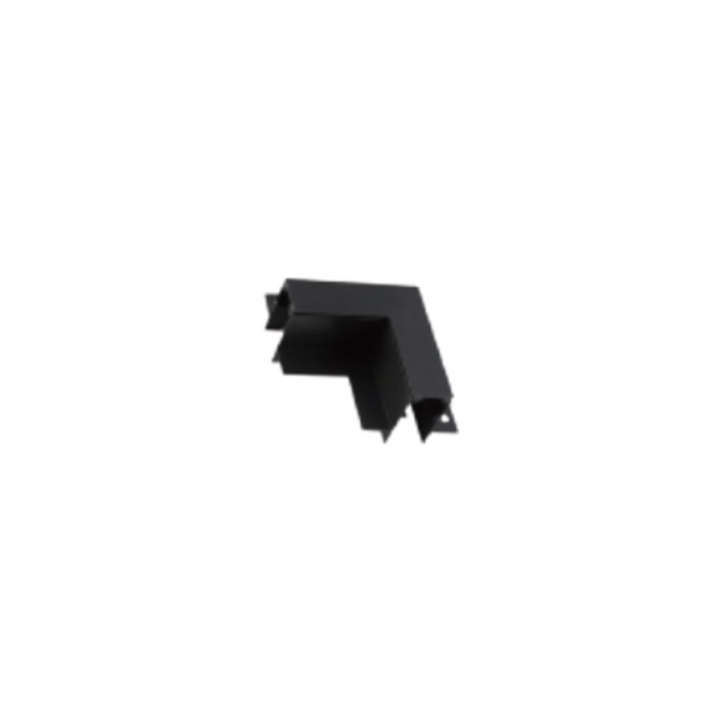 MAG CONECTOR EM L PAREDE TETO EMBUTIR PRETO GAYA