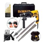 MARTELETE PERFURADOR ROMPEDOR SDS PLUS 800W 127V D25133K DEWALT + KIT COMPLETO - Miniatura