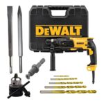MARTELETE PERFURADOR ROMPEDOR SDS PLUS 800W 127V D25133K DEWALT + KIT COMPLETO - Miniatura