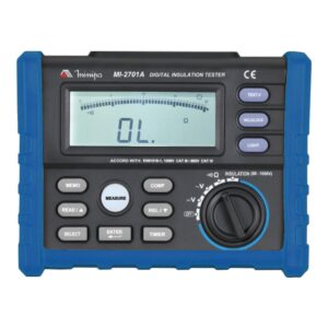 MEGOMETRO DIGITAL ILUMI/TESTE/ ACV E DCV MI-2701A MINIPA