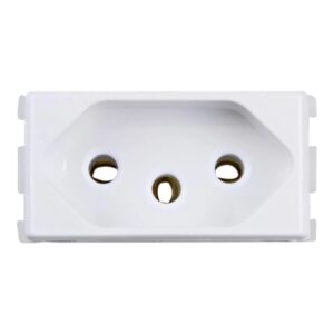 Módulo Tomada 2P+T 10 A Tramontina Liz Branco – Ref. 57115030