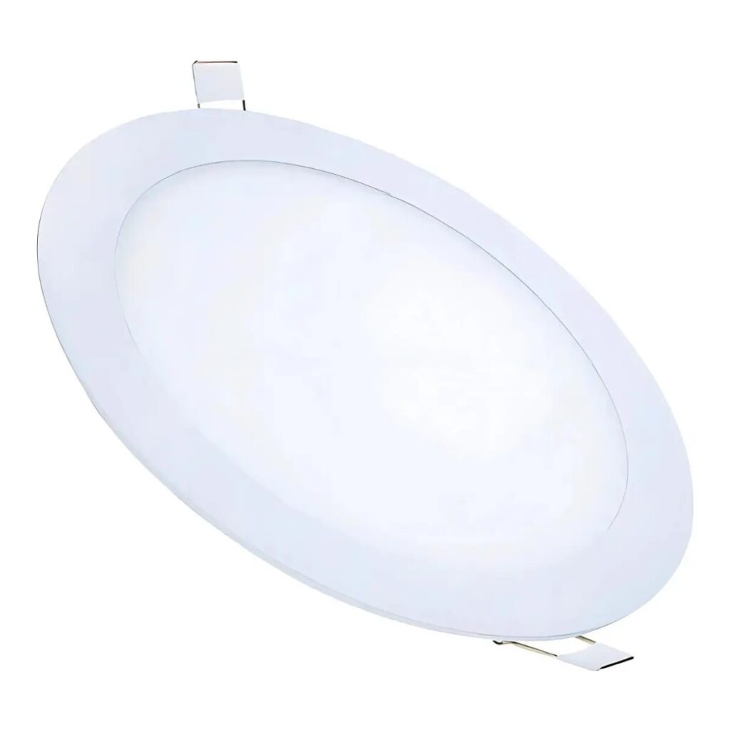 Painel LED Redondo de Embutir 18W 3000K Bivolt Avant/Empalux