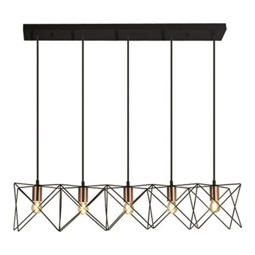 PENDENTE ARAMADO TINE PRETO/COBRE PD645 NEWLINE