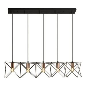 PENDENTE ARAMADO TINE PRETO/COBRE PD645 NEWLINE