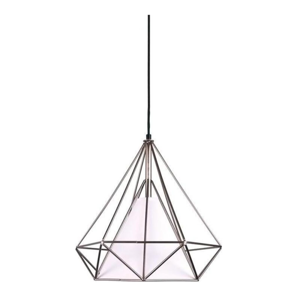 PENDENTE ARAMADO TRIANGULAR DIAMANTE 50x53CM QPD1045 NEWLINE
