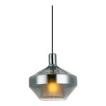 PENDENTE C/ VIDRO EXTERNO FUMÊ PD1096 NEWLINE - Miniatura