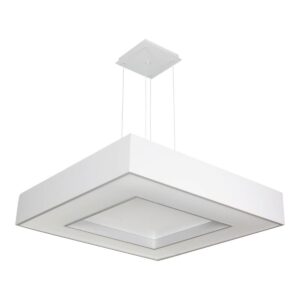 PENDENTE CHESS QUADRADO BRANCO 60cm 181BT NEWLINE