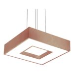 PENDENTE CHESS QUADRADO COBRE 60cm 181CO NEWLINE - Miniatura