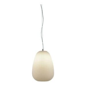 PENDENTE COTTON VIDRO COLMEIA FRISADO 24,5CM x 36,5CM BRANCO AC002 BELLA