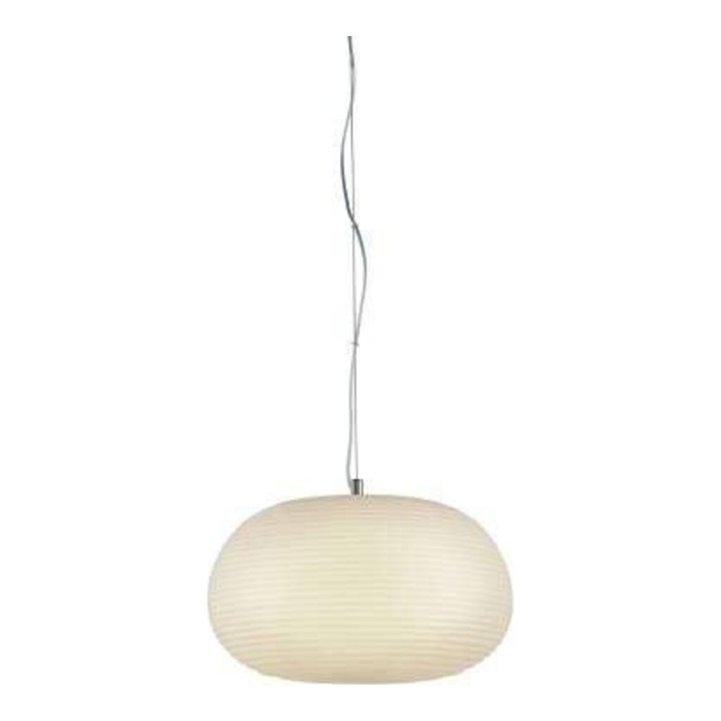 PENDENTE COTTON VIDRO COLMEIA FRISADO 34CM x 23,5CM BRANCO AC001 BELLA