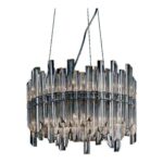 PENDENTE DE CRISTALLI 8L G9 DE CRISTAL TRANSPARENTE CH2099-2 CHANDELIE - Miniatura
