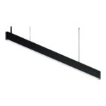 PENDENTE ESCRITORIO LED 4000K 40W PRETO PIX - Miniatura