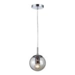 PENDENTE FIATI SINGLE 1L E27 METAL CROMADO CH2752-3 CHANDELIE - Miniatura
