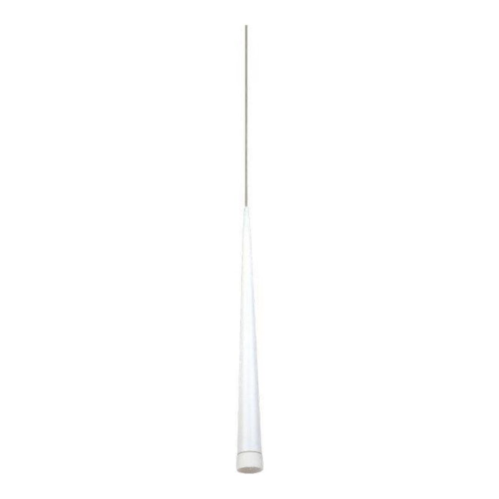 PENDENTE FILL CONICO METAL VIDRO BRANCO 60x5cm JO1096W BELLA