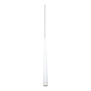 PENDENTE FILL CONICO METAL VIDRO BRANCO 60x5cm JO1096W BELLA