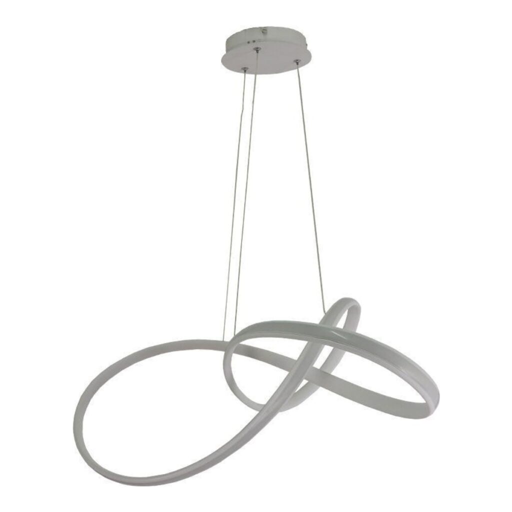 PENDENTE FLAT LED 30W 3000K BRANCO CH8588-1 CHANDELIE