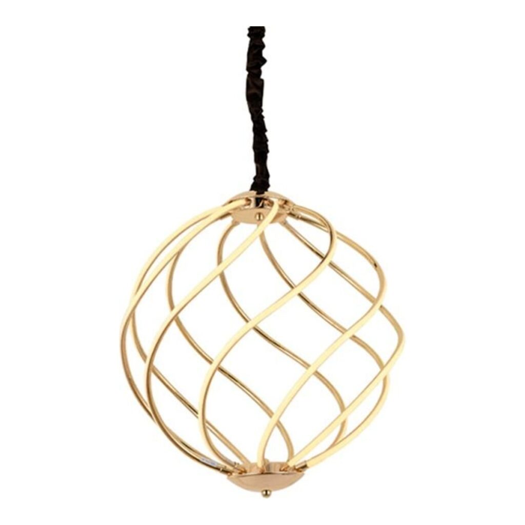 PENDENTE METAL DOURADO E BRANCO LED PD1286P NEWLINE