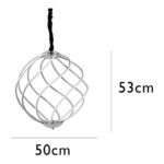 PENDENTE METAL DOURADO E BRANCO LED PD1286G NEWLINE - Miniatura