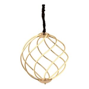 PENDENTE METAL DOURADO E BRANCO LED PD1286G NEWLINE