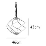 PENDENTE METAL DOURADO E BRANCO LED PD1286P NEWLINE - Miniatura