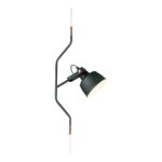 PENDENTE METAL/VIDRO CINZA 30x15x60cm PD1071-CZ NEWLINE - Miniatura