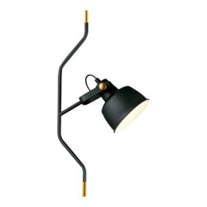 PENDENTE METAL/VIDRO PRETO 30x15x60cm PD1071PT NEWLINE