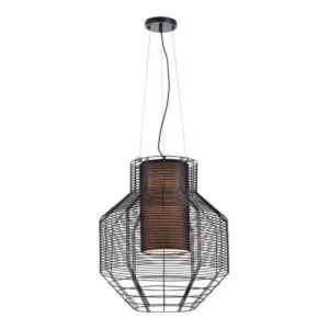 PENDENTE NET PRETO 55x46,5cm PD015L BELLA
