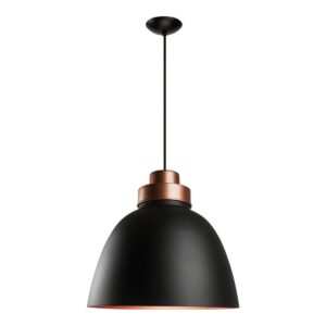 PENDENTE NEW INDUSTRIAL REDONDO BULBO 40X39cm METAL SNT366PT NEWLINE