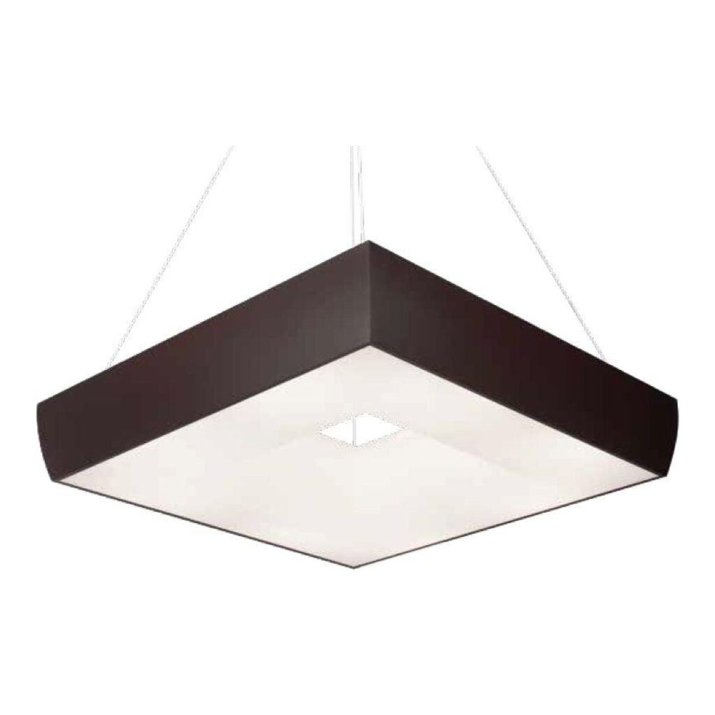 PENDENTE NEW MASSU PRETO 47cm 486LED3 NEWLINE