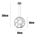 PENDENTE ORGANICA SPACE GREY 30536 MANTRA - Miniatura