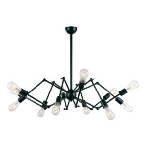 PENDENTE SPIDER METAL PRETO OURO VELHO 90x70 PD745 NEWLINE