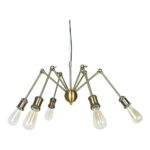 PENDENTE SPUTNIK DOURADO 63x28cm PD1011OV NEWLINE - Miniatura