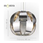 PENDENTE STARK/CROMADO 30339 MANTRA - Miniatura