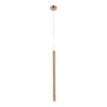 PENDENTE TUBE DE ALUMÍNIO LED 3W 3000K COBRE CH2088-3 CHANDELIE - Miniatura